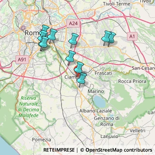 Mappa 00043 Ciampino RM, Italia (8.00455)