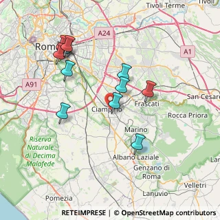 Mappa 00043 Ciampino RM, Italia (7.84364)