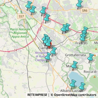 Mappa 00043 Ciampino RM, Italia (5.1235)