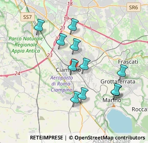 Mappa 00043 Ciampino RM, Italia (3.62727)