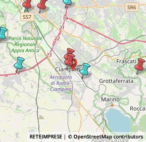 Mappa 00043 Ciampino RM, Italia (6.00455)