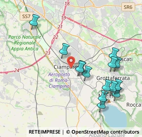 Mappa 00043 Ciampino RM, Italia (4.38714)