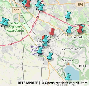 Mappa 00043 Ciampino RM, Italia (5.8035)