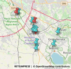 Mappa 00043 Ciampino RM, Italia (2.85923)