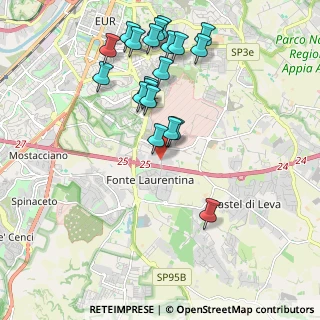 Mappa Via Mario Carucci, 00134 Roma RM, Italia (2.2065)