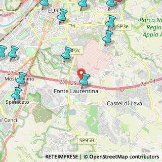 Mappa Via Mario Carucci, 00134 Roma RM, Italia (3.42077)
