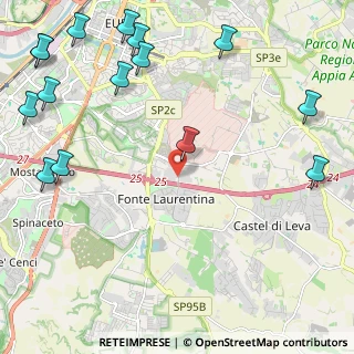 Mappa Via Mario Carucci, 00134 Roma RM, Italia (3.39467)