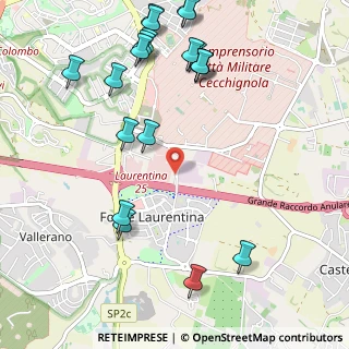 Mappa Via Mario Carucci, 00134 Roma RM, Italia (1.4)