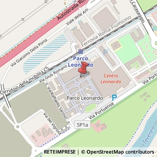 Mappa Via Gian Lorenzo Bernini, 10, 00054 Fiumicino, Roma (Lazio)