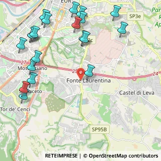 Mappa Via della Torretta di Vallerano, 00134 Roma RM, Italia (3.0685)