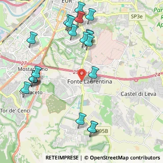 Mappa Via della Torretta di Vallerano, 00134 Roma RM, Italia (2.654)