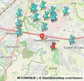 Mappa Via della Torretta di Vallerano, 00134 Roma RM, Italia (2.38875)