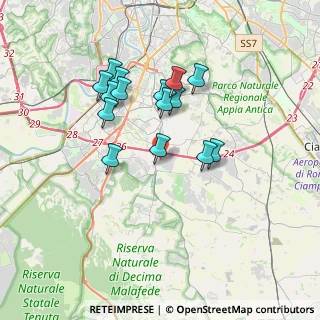 Mappa Via Bruno de Finetti, 00134 Roma RM, Italia (3.33867)