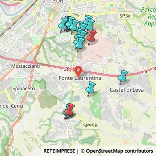 Mappa Via Giulio Krall, 00134 Roma RM, Italia (2.343)