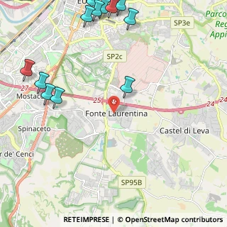 Mappa Via Bruno de Finetti, 00134 Roma RM, Italia (3.275)