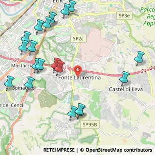 Mappa Via Bruno de Finetti, 00134 Roma RM, Italia (2.9835)