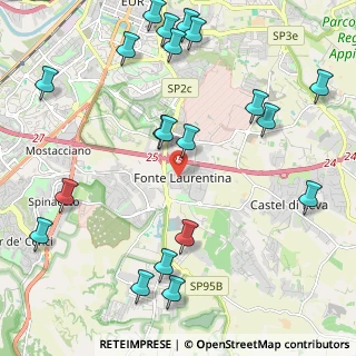 Mappa Via Giulio Krall, 00134 Roma RM, Italia (2.8485)