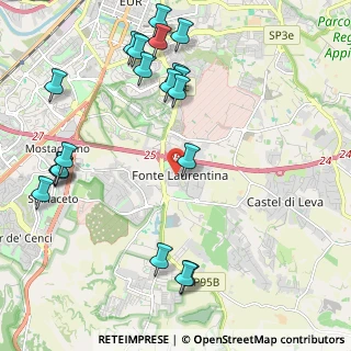Mappa Via Bruno de Finetti, 00134 Roma RM, Italia (2.7505)