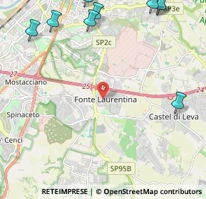 Mappa Via Giulio Krall, 00134 Roma RM, Italia (3.74417)