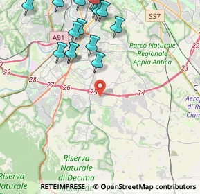Mappa Via Luigi de Marchi, 00134 Roma RM, Italia (6.3205)