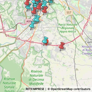 Mappa Via Luigi de Marchi, 00134 Roma RM, Italia (6.572)