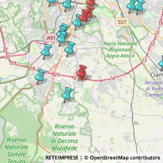 Mappa Via Luigi de Marchi, 00134 Roma RM, Italia (6.03471)