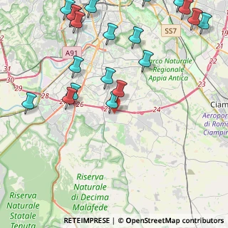 Mappa Via Luigi de Marchi, 00134 Roma RM, Italia (6.0995)