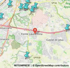 Mappa Via Luigi de Marchi, 00134 Roma RM, Italia (3.39364)