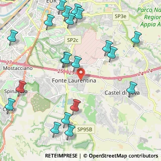 Mappa Via Luigi de Marchi, 00134 Roma RM, Italia (2.922)