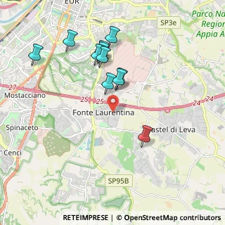 Mappa Via Luigi de Marchi, 00134 Roma RM, Italia (1.98182)