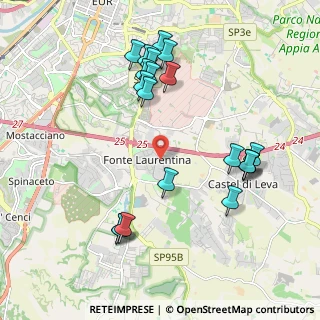 Mappa Via Luigi de Marchi, 00134 Roma RM, Italia (2.281)