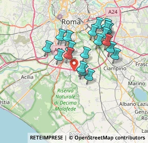 Mappa Via Luigi de Marchi, 00134 Roma RM, Italia (6.548)