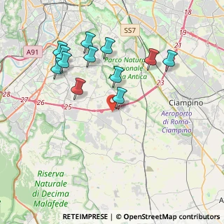 Mappa Via Carlo Jucci, 00134 Roma RM, Italia (4.25667)