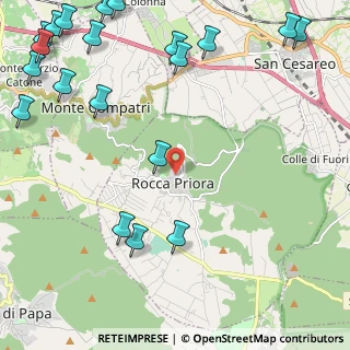 Mappa Vicolo Olivo, 00040 Rocca Priora RM, Italia (3.5415)
