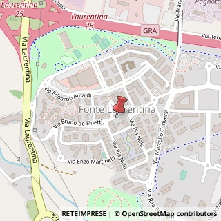 Mappa Via Bruno de Finetti, 224, 00134 Roma, Roma (Lazio)