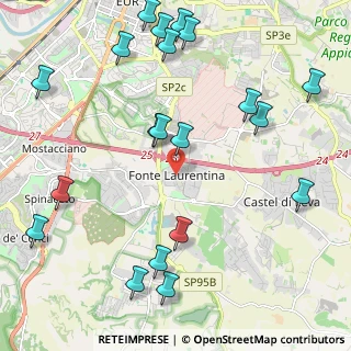 Mappa Via Beniamino Segre, 00134 Roma RM, Italia (2.8545)