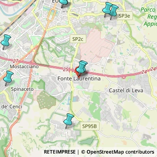 Mappa Via Beniamino Segre, 00134 Roma RM, Italia (3.46727)