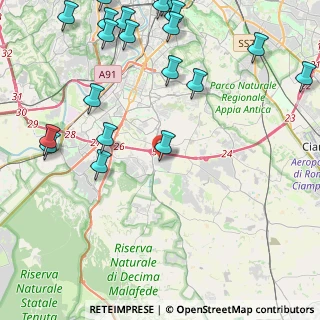 Mappa Via Beniamino Segre, 00134 Roma RM, Italia (6.3185)