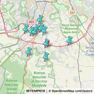 Mappa Via Beniamino Segre, 00134 Roma RM, Italia (3.42636)