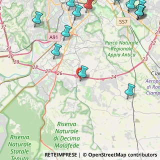 Mappa Via Beniamino Segre, 00134 Roma RM, Italia (7.412)