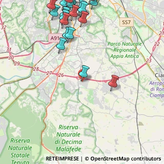 Mappa Via Beniamino Segre, 00134 Roma RM, Italia (6.474)