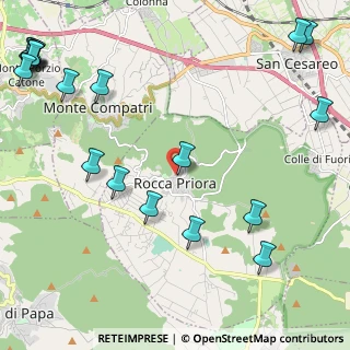 Mappa Via Niccolò Machiavelli, 00079 Rocca Priora RM, Italia (3.43684)