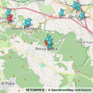Mappa Via Niccolò Machiavelli, 00079 Rocca Priora RM, Italia (2.86909)