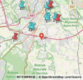 Mappa Via Walter Chiari, 00128 Roma RM, Italia (4.82455)