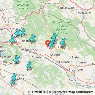 Mappa Via delle mole, 03018 Paliano FR, Italia (20.06167)