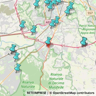 Mappa Via Carlo Zaccagnini, 00128 Roma RM, Italia (6.423)