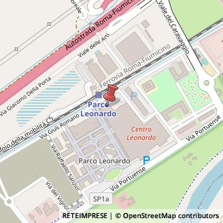 Mappa Via Portuense, 2000, 00054 Fiumicino, Roma (Lazio)