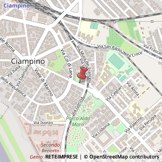 Mappa Via Principessa Pignatelli, 57, 00043 Ciampino, Roma (Lazio)