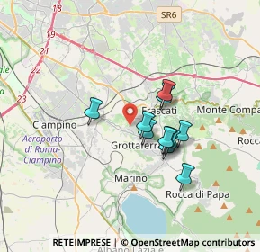 Mappa Via del Piscaro, 00046 Grottaferrata RM, Italia (2.71091)