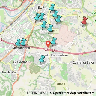 Mappa Via Del Fosso di Acqua Acetosa Ostiense, 00143 Roma RM, Italia (2.34583)